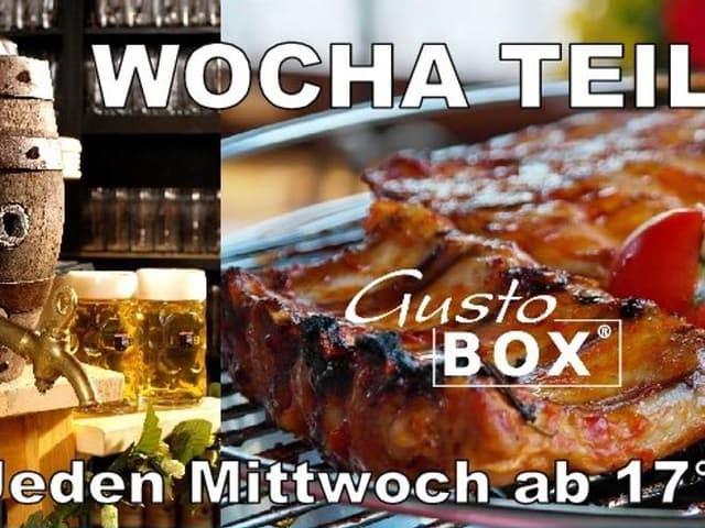 WOCHA TEIL`N jeden Mittwoch in der Gustobox