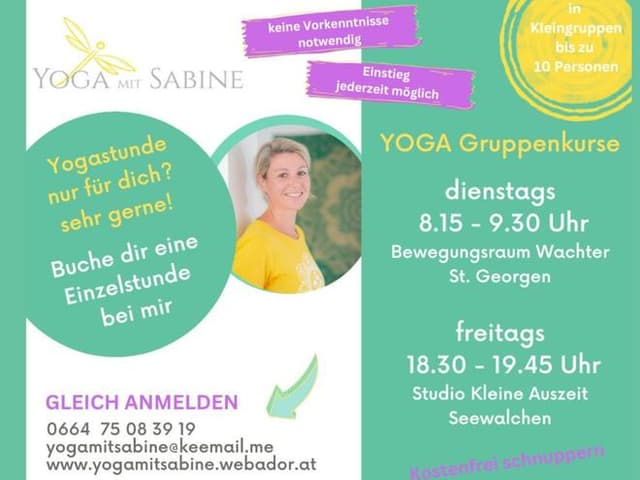 Yoga mit Sabine - St. Georgen
