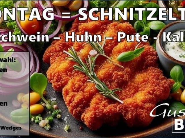 MONTAG = SCHNITZELTAG