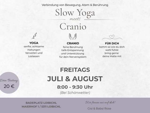 Slow Yoga meets Cranio