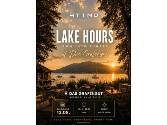 Lake Hours - 3 PM into Sunset at Das Grafengut