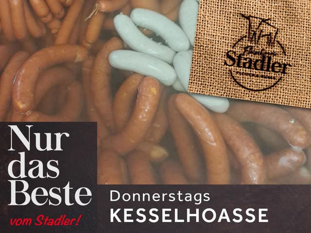 Kesselheiße bei der Fleischerei Stadler