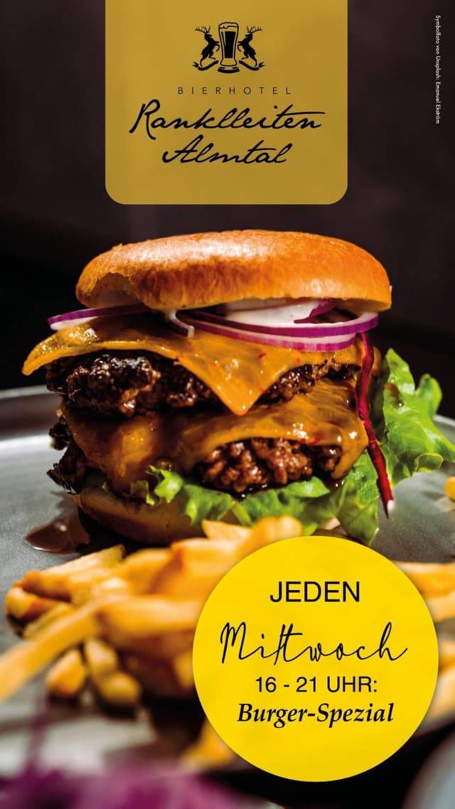 Burger-Spezial in der Ranklleiten