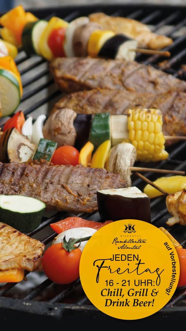 Chill, Grill & Drink Beer in der Ranklleiten