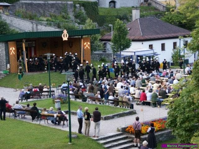 Parkkonzert der Salinenmusikkapelle Ebensee