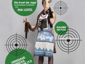 INA LOITZL „Halali“ - die Kunst der Jagd" Multimedia Installation